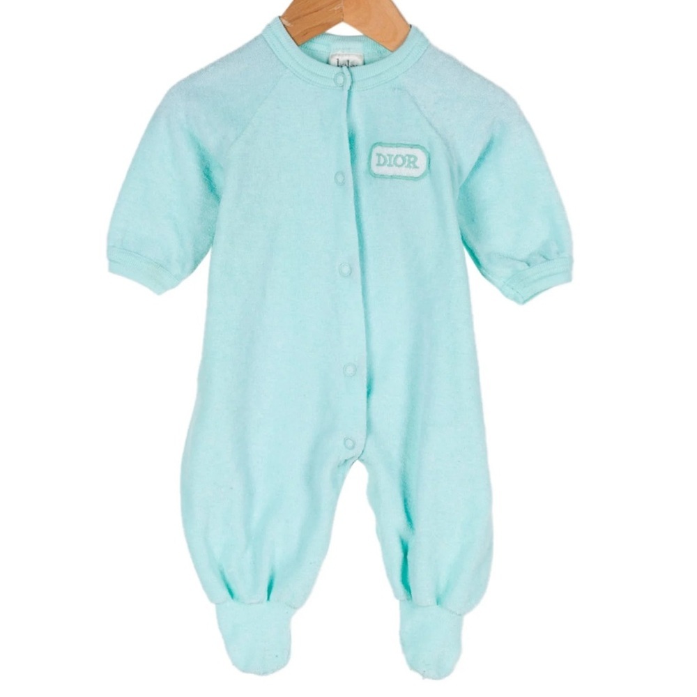 Baby Dior Infant Emboridered Onesie Pajama